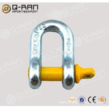 Alta resistência a gota forjou E.U. parafuso pino Bow Shackle